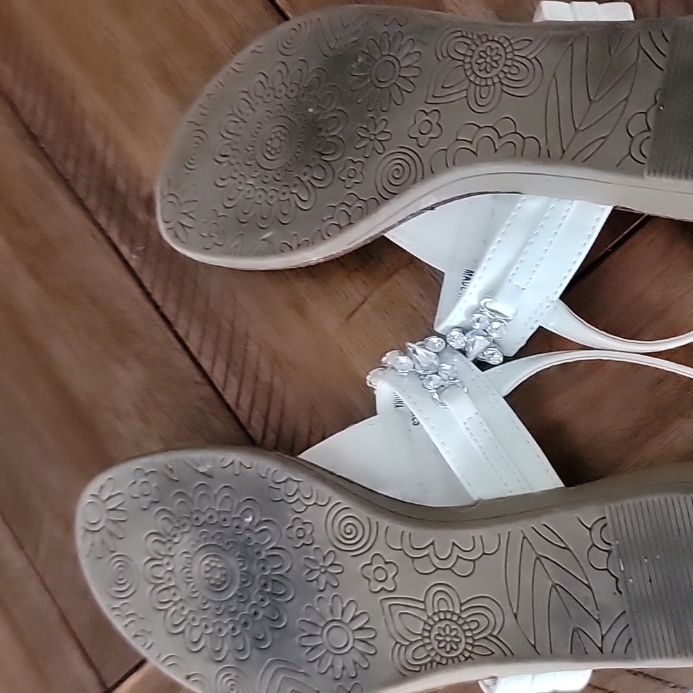 Madeline Staurt Rhinestone Sandals - Picture 3 of 4